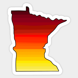 Minnesota Sunset Sticker